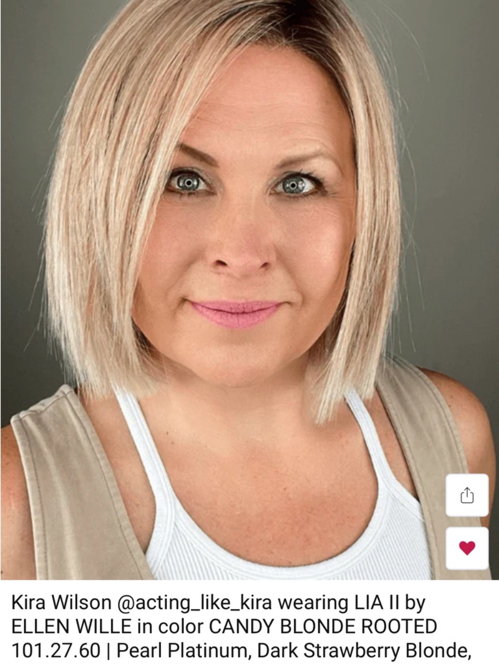 Ellen Wille LIA II Lace Front Wig - Candy Blonde Rooted - Picture 5 of 12